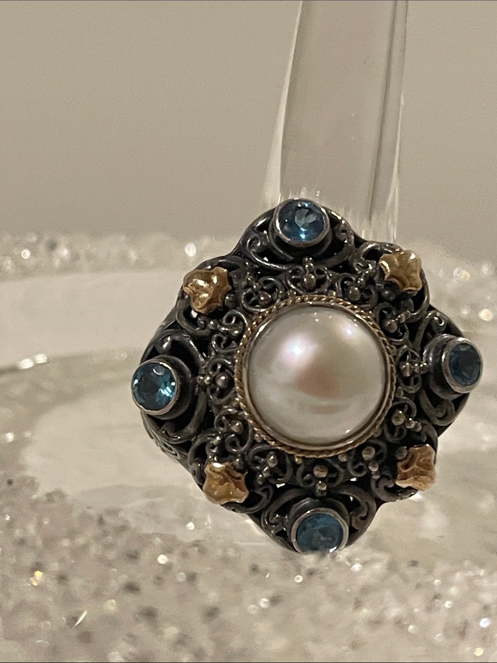 18k 925 Phillip Gavriel ring